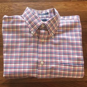 NWOT Lands End No Iron Original Oxford Casual Buttondown Shirt Size 16.5-33